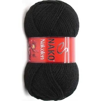 Příze Vlna Nako Nakolen 100 g 217 černá