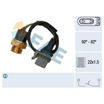 Ventilátor topení a klimatizace Teplotní spínač, větrák chladiče FAE 37510