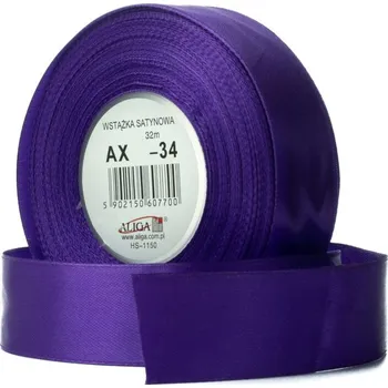 Stuha ALIGA stuha 12/32m -34 fialová hladká