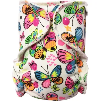 Plenkové kalhoty Kalhotková plenka MINI PAT Breberky - různé varianty Vzor: Srneček šedý, bílé patentky