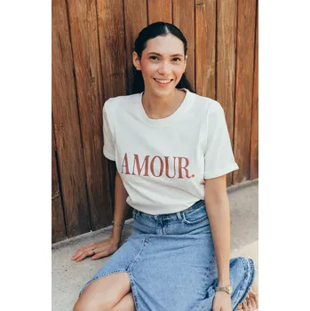 Kojící tričko Amour White