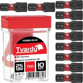 Bit Tvardy T50 25 mm S2 10 ks