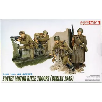 Plastikový model Model Kit figurky 6019 - SOVIET MOTOR TROOPS (BERLIN 1945) (1:35)