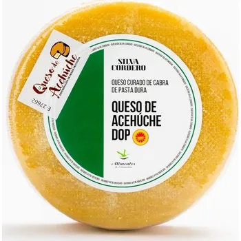 Quesería Silva Cordero Zrající sýr z kozího mléka s tvrdou pastou – DOP Queso de Acehúche mini 400G