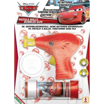Bublifuk Dulcop Pistolet do robienia baniek mydlanych Cars (235031)