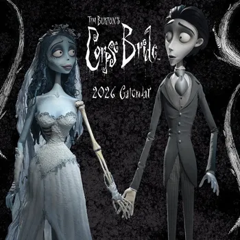 Kalendář Danilo Nástěnný kalendář Tim Burton's Corpse Bride 2026