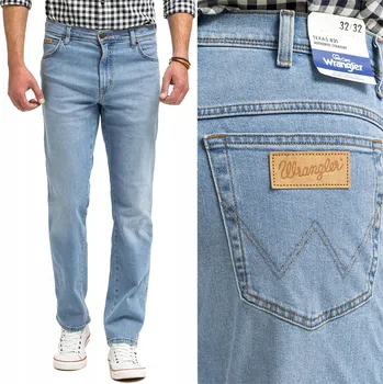 Pánské džíny Wrangler TEXAS pánské džíny rovného střihu velikost 36/32