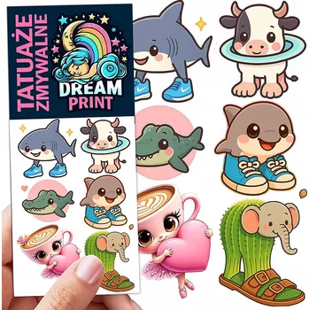 Tetování Smyvatelné tetování pro děti - motivy Italian BRAIN ROT TRALALA SAHUR