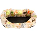 Samohýl Exclusive Pelech 8 hran flanel fleece Lesan 60cm