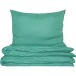 Povlečení DAMAŠEK mikro prodloužené MEKA zelené