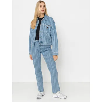 Dámské kalhoty Carhartt WIP Rylan (rylan stripe/blue/stone bleached) 26, modrá