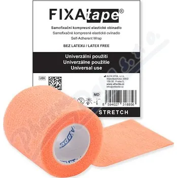 FIXAtape STRETCH samofix.obin.5x450cm fluor.orange