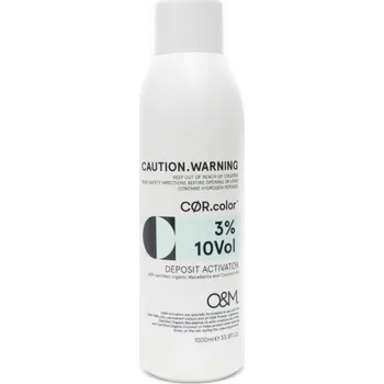 Barva na vlasy O&M CØR.color Deposit Activator 10 vol. 3 % 1000 ml
