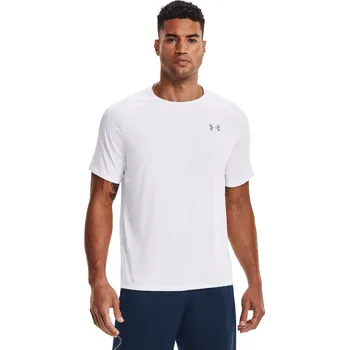 Pánské tričko Pánské triko Under Armour Tech 2.0 SS Tee velikost XS white / / overcast gray