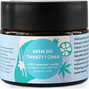 LullaLove - Krém na obličej a tělo s CBD, bergamotem a vanilkou