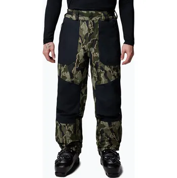 Pánské oblečení Pánské snowboardové kalhoty Columbia Coreshot Printed greenscape treebark print/black