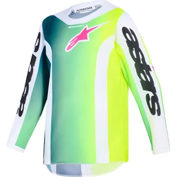 Moto dres dres FLUID PORTL YOUTH, ALPINESTARS, dětské (zelená/bílá/černá) 2026