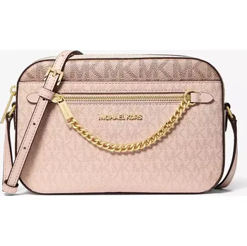 Kabelka MICHAEL KORS kabelka, crossbody Jet Set Large Metallic růžová