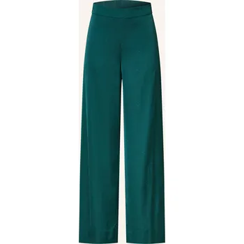 Hugo Dámské Saténové Kalhoty Hasela S Ozdobnými Kamínky,...