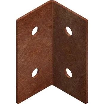 Zahradní obrubník CORGARDEN Modo Spojka na zahradní obrubník 3 x 3 x 6 cm, corten, rohová CORGARDEN 1027