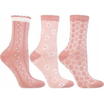 Pánské ponožky Dámské dlouhé PONOŽKY MORAJ barevné vysoké PONOŽKY sada 3 kusů, 35-38