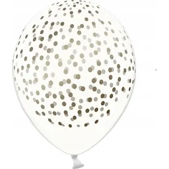Balónek Balónky s potiskem Partydeco 6 kusů, bílé