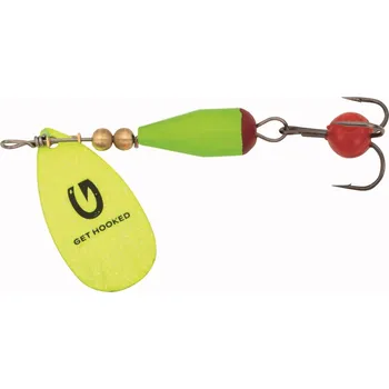 Umělá nástraha Kinetic Rotační Třpytka Droppy 6 g Barva: Yellow/Green