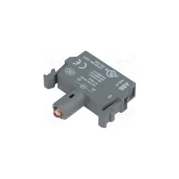 Podsvětlovací prvek 22mm Podsv LED čelní 24VAC Barva červená