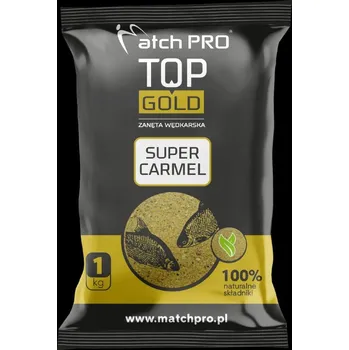 Návnadová surovina Match Pro Krmení TOP Gold Super Carmel 1 kg