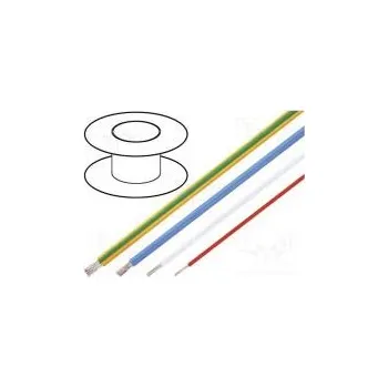 elektrický kabel Vodič HELUTHERM® 145 lanko Cu 1x6mm2 polyolefin modrá