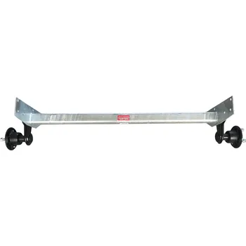 Přívěs k motorovému vozidlu Náprava KNOTT VG 7 (750 kg) b=1240 mm, c=1580 mm, 100x4, Rovné patky, Určeno pro modely PRK a TITAN