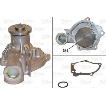 Chladič motoru Vodní čerpadlo, chlazení motoru VALEO 506936