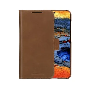 Pouzdro na mobilní telefon dbramante1928 Lynge - Pouzdro s klopou pro mobilní telefon - kůže full-grain - bronz - pro Samsung Galaxy S25