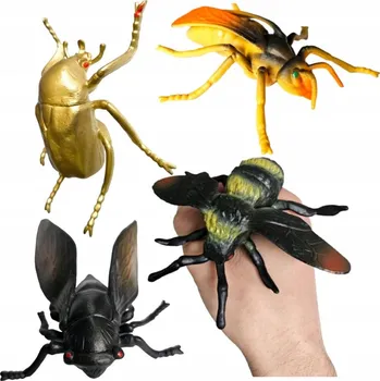 Figurka FIGURKY HMYZU obrovské figurky hmyzu sada figurek zvířátek na hraní 4 ks