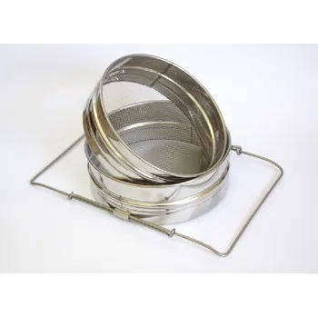 Cedník a síto cedník dvojitý posuvný nerez