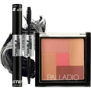 Kosmetická sada Palladio Vánoční Set III. - Řasenka + Mozaiková tvářenka 8g Dárková sada