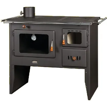 Sporák na tuhá paliva Prity Sporák Prity 2P41 s lištou na utěrky LEVÝ 14kW