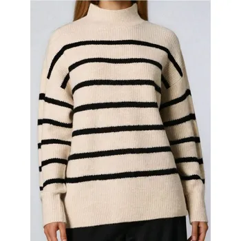 Dámský svetr Sinsay - Pruhovaný svetr s proužky - jiné - 234FJ-02K - 234FJ-02K-L