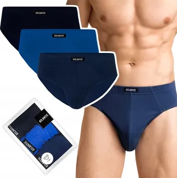 Slipy Slipy 3-PAK ATLANTIC 3MP-129 - L, bavlněné, klasické