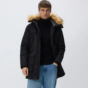 Pánský svetr Reserved - Svetr s příměsí merino vlny - černý - 953GC-99X - 953GC-99X-M