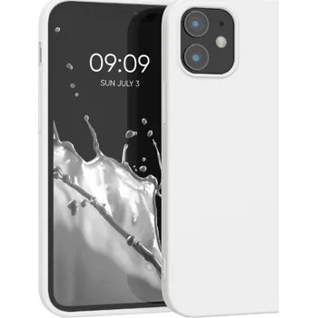 Pouzdro na mobilní telefon Kwmobile Pouzdro pro Apple iPhone 12 Mini Silikon Bílé