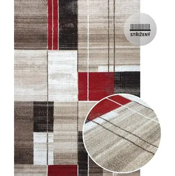 Koberec Kusový koberec FLORENTINA 613-64 Beige Red Rozměr: 160x230 cm