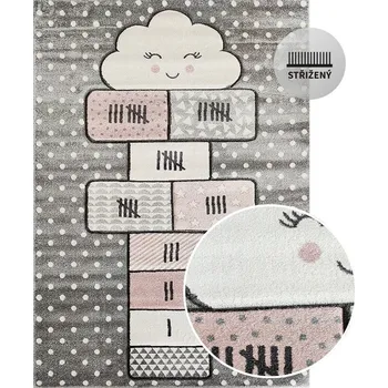 Koberec Kusový koberec Berfin SMART KIDS 22604 Grey Rozměr: 120x180 cm