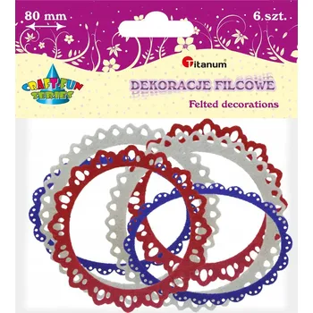 Vrták Titanum Plstěné rámečky krajka 80 mm