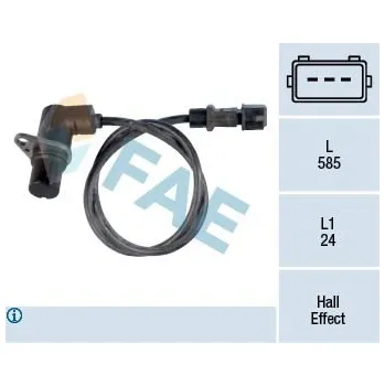 Kliková hřídel Generátor impulsů, klikový hřídel FAE 79103