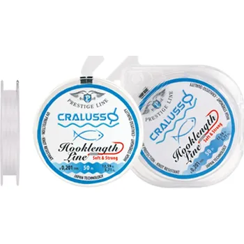 Cralusso Vlasec Hooklength Line 50 m Průměr: 0,160 mm