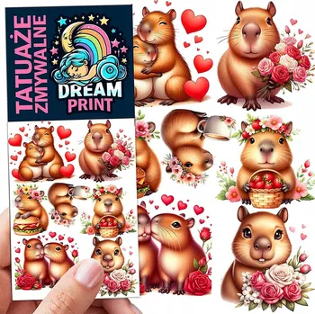 Odstranitelné tetování Filmové a herní tetování, dětské tetovačky, vodní smývatelné tetování na narozeniny, Dárek, upomínka, dočasné tetování pro děti, originální, opakovaně použitelné, Spousta Vzorů