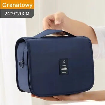 Kosmetická taška Cestovní kosmetická taška závěsná s háčkem, organizér na toaletní potřeby a kosmetiku