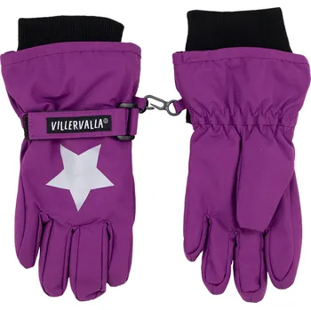 Rukavice Voděodolné dětské zimní rukavice lyžařské prstové Villervalla - DAHLIA Velikost: 5-6 let