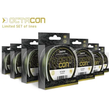 Návnadové aroma Limitovaný SET šňůr Delphin OctaCON / zelený Limitovaný SET šňůr Delphin OctaCON / zelený 12ks